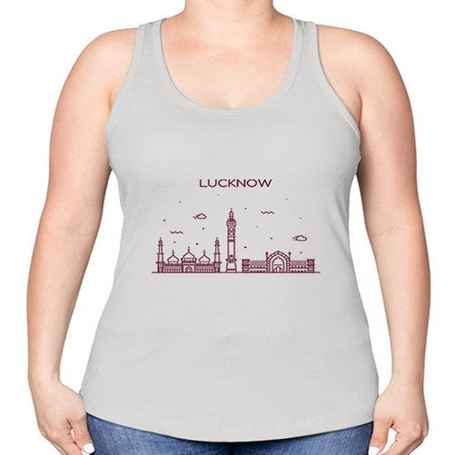 Lucknow 1184# - cities -Racerback Tank