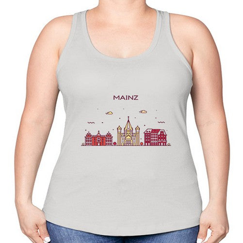 Mainz 1215# - cities -Racerback Tank