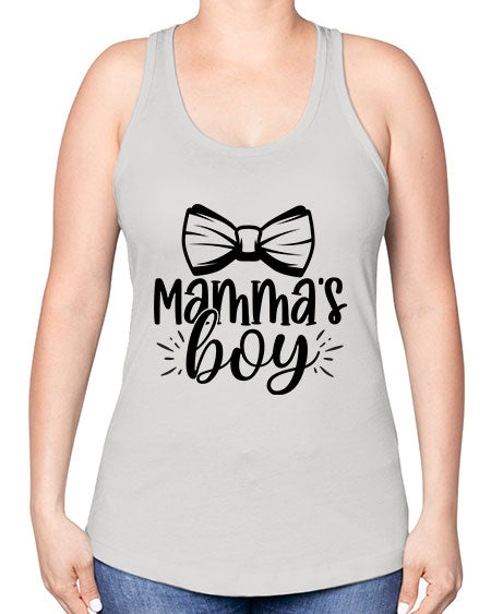 Mammas Boy 395# - kids -Racerback Tank
