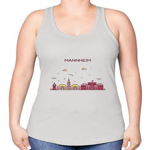 Mannheim 1237# - cities -Racerback Tank