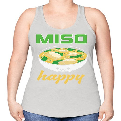 Miso Anime Japanese Food Lover 268# - anime -Racerback Tank