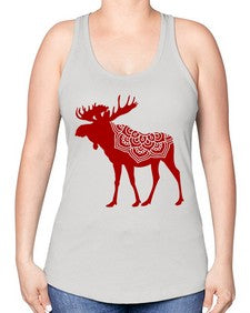 MooseMandala 940# - mandala -Racerback Tank