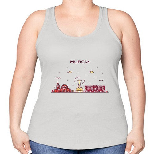 Murcia 1394# - cities -Racerback Tank