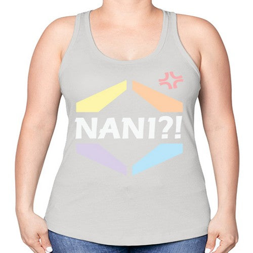 Nani What Funny Japanese Anime 270# - anime -Racerback Tank