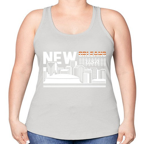 New Orleans 1465# - cities -Racerback Tank