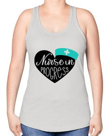 Nurse In Progress Style Style 1162# - nurse -Racerback Tank