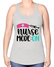 Nurse Mode ON Style Style 1181# - nurse -Racerback Tank
