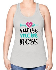 Nurse Mom Boss Style Style 1183# - nurse -Racerback Tank