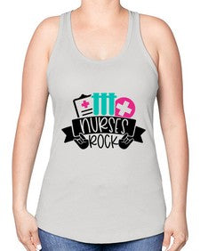 Nurses Rock Style Style 1253# - nurse -Racerback Tank