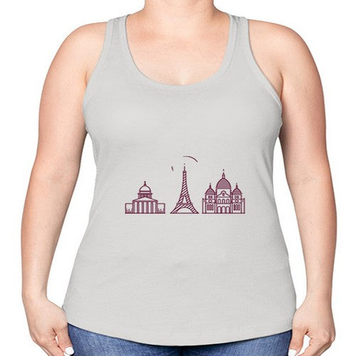 Paris 1578# - cities -Racerback Tank