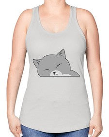 Paws - cats -Racerback Tank