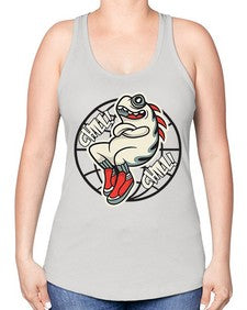 Pay the chills 201# - cartoon general -Racerback Tank