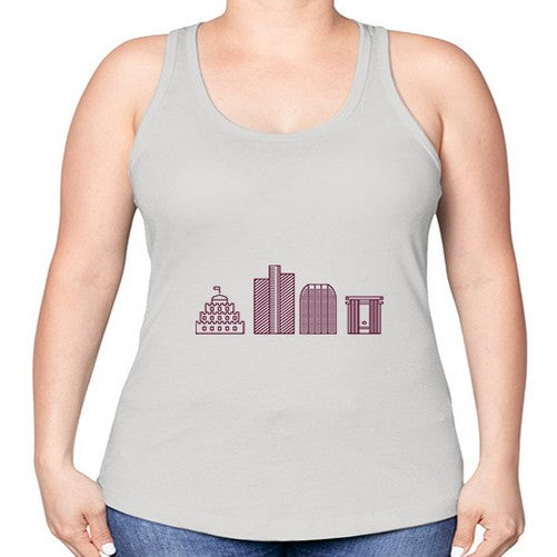 Phoenix 1613# - cities -Racerback Tank