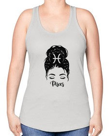 Pisces Woman - pisces -Racerback Tank