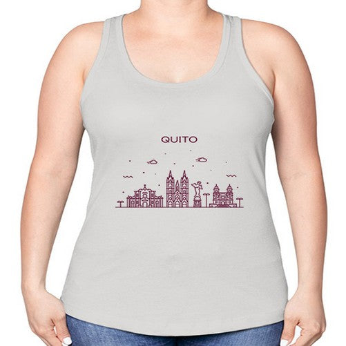 Quito 1701# - cities -Racerback Tank