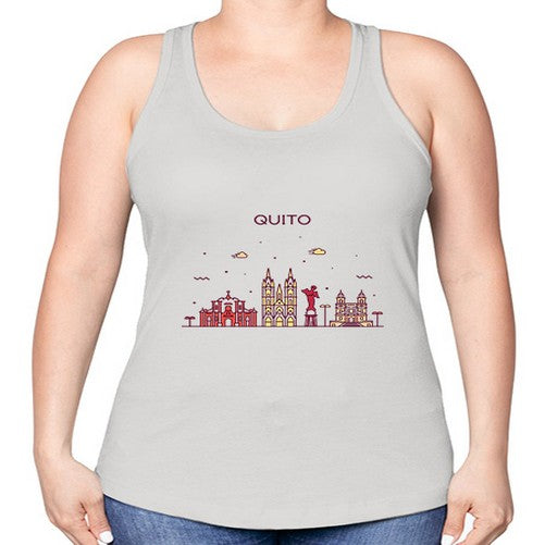 Quito 1703# - cities -Racerback Tank