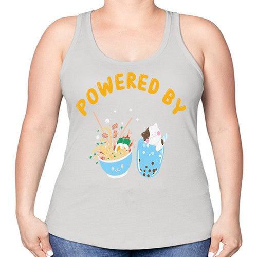 Ramen Bubble Tea Japanese Noodles Anime 278# - anime -Racerback Tank