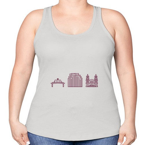 Reno 1713# - cities -Racerback Tank