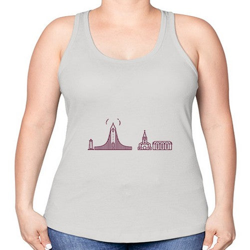 Reykjavik 1717# - cities -Racerback Tank