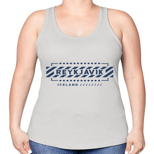 Reykjavik 1718# - cities -Racerback Tank