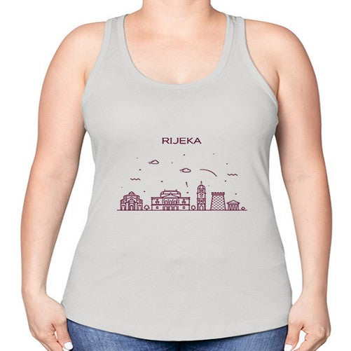 Rijeka 1730# - cities -Racerback Tank