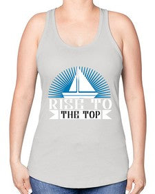 Rise to the top 36# - boats -Racerback Tank