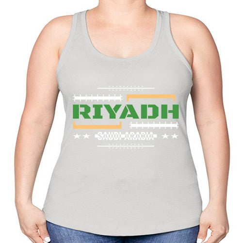 Riyadh 1741# - cities -Racerback Tank