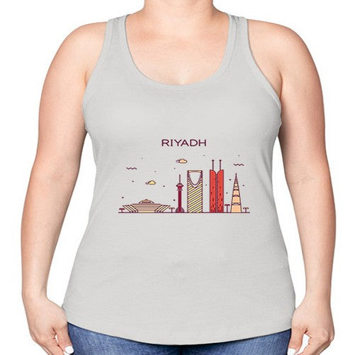 Riyadh 1742# - cities -Racerback Tank