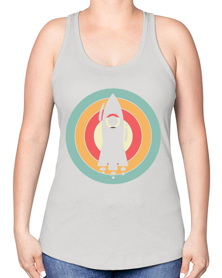Rocket Scientist 150# - general science -Racerback Tank