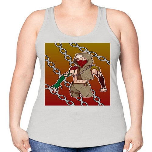 Rose and demon 75# - anime -Racerback Tank