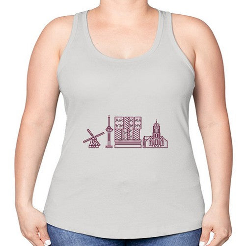 Rotterdam 1753# - cities -Racerback Tank