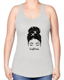 Sagittarius Woman - sagittarius -Racerback Tank