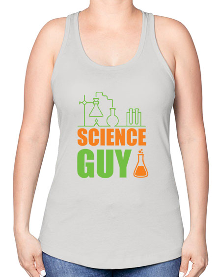Science Guy 112# - general science -Racerback Tank