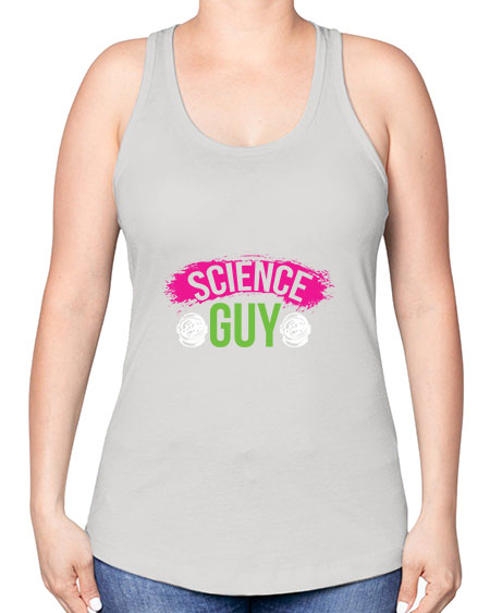 Science Guy 113# - general science -Racerback Tank