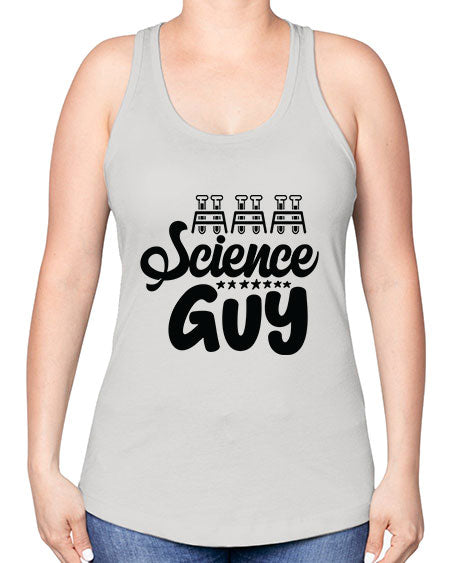 Science Guy 117# - general science -Racerback Tank
