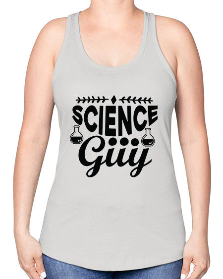 Science Guy 119# - general science -Racerback Tank