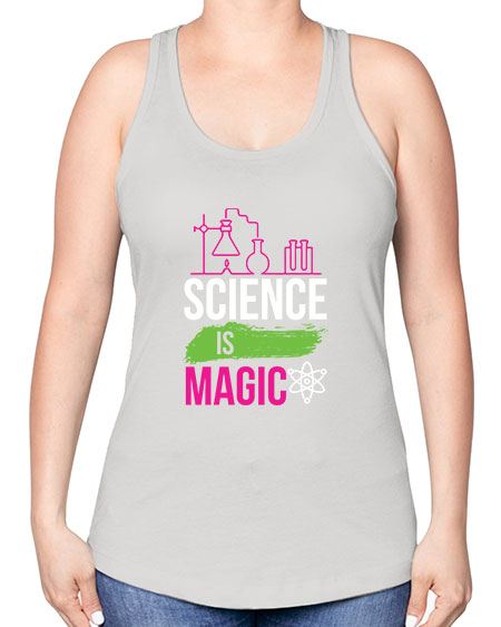 Science Is Magic 92# - general science -Racerback Tank