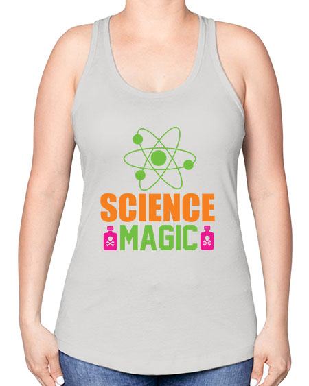 Science Magic 68# - general science -Racerback Tank