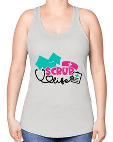 Scrub Life Style Style 1384# - nurse -Racerback Tank