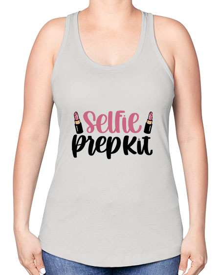 Selfie Prepkit Style 31# - beauty - fashion -Racerback Tank