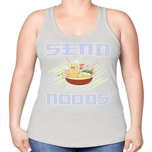 Send Noods Japanese Noodles Bowl Anime 282# - anime -Racerback Tank
