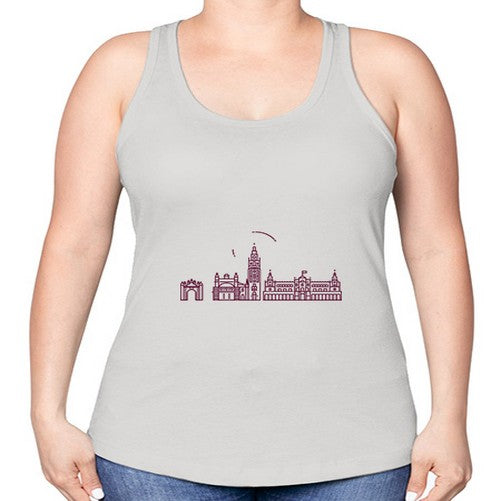 Seville 1820# - cities -Racerback Tank