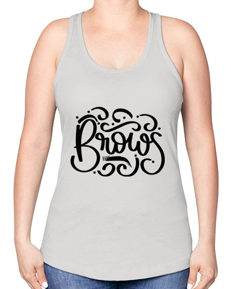 SingleBrows Style 29# - beauty - fashion -Racerback Tank