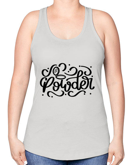 SinglePowder Style 24# - beauty - fashion -Racerback Tank