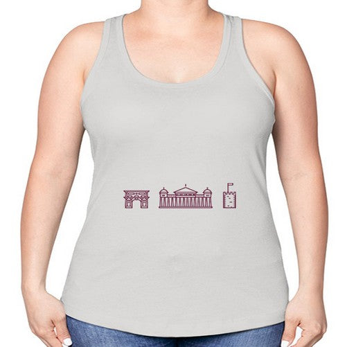 Skopje 1851# - cities -Racerback Tank