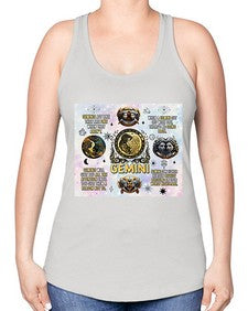 Straight Gemini 472# - gemini -Racerback Tank