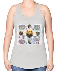 Straight Leo 473# - leo -Racerback Tank