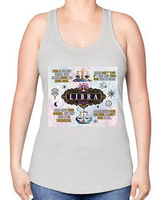 Straight Libra 474# - libra -Racerback Tank