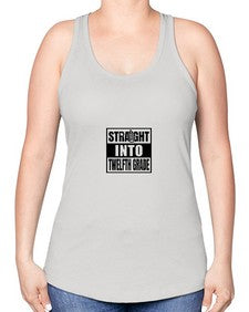 Straight into twelfth grade 906# - twelfth grade -Racerback Tank