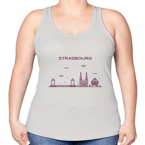 Strasbourg 1896# - cities -Racerback Tank